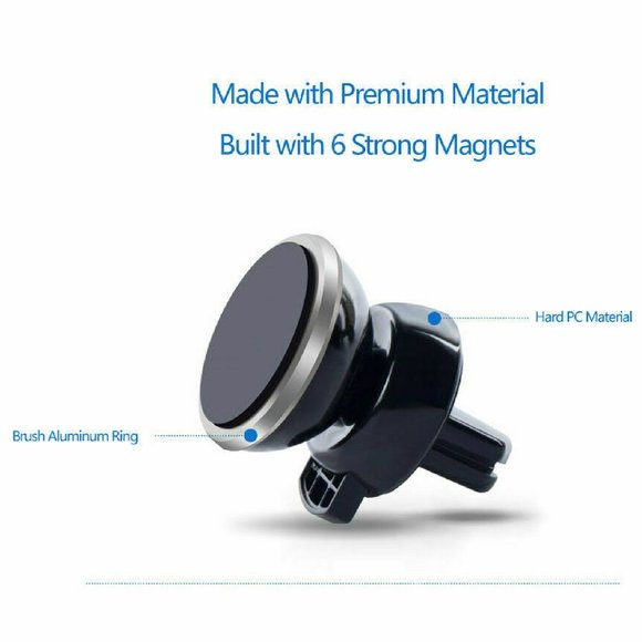 Magnetic Air Vent Stand For Cell Phone - Picture 4 of 4